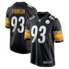Pittsburgh Steelers Mark Robinson Nike Black NFL Game Jersey