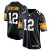 Pittsburgh Steelers Terry Bradshaw Nike Black NFL Game Jersey