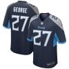 Tennessee Titans Eddie George Nike Navy NFL Game Jersey