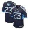 Tennessee Titans John Reid Nike Navy NFL Game Jersey