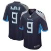 Tennessee Titans Steve McNair Nike Navy NFL Game Jersey