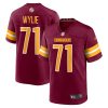 Washington Commanders Andrew Wylie Nike Burgundy NFL Game Jersey