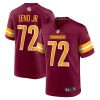 Washington Commanders Charles Leno Jr. Nike Burgundy NFL Game Jersey