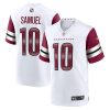 Washington Commanders Curtis Samuel Nike White NFL Game Jersey