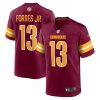 Washington Commanders Emmanuel Forbes Nike Burgundy NFL Game Jersey