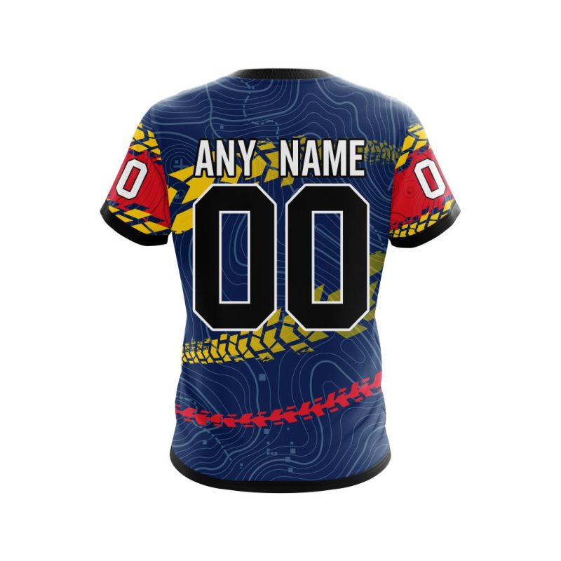 AFL Adelaide Crows Custom Name Number Special Off-Road Concept T-Shirt
