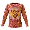 AFL Brisbane Lions Custom Name Number Polynesian Concept Sweatshirt