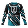 AFL Port Adelaide Custom Name Number Special MotoCross Concept Sweatshirt