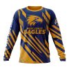 AFL West Coast Eagles Custom Name Number Special MotoCross Concept Sweatshirt