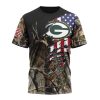 NFL Green Bay Packers Custom Name Number Camo Realtree Hunting T-Shirt