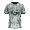 NFL Green Bay Packers Custom Name Number Honor US Air Force Veterans T-Shirt