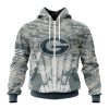 NFL Green Bay Packers Custom Name Number Honor US Air Force Veterans Zip Up Hoodie