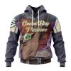 NFL Green Bay Packers Custom Name Number Mandalorian And Baby Yoda Pullover Hoodie