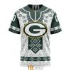 NFL Green Bay Packers Custom Name Number Native Pattern T-Shirt