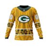 NFL Green Bay Packers Custom Name Number Native With Samoa Culture Sweatshirt