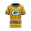 NFL Green Bay Packers Custom Name Number Native With Samoa Culture T-Shirt