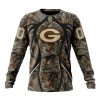 NFL Green Bay Packers Custom Name Number Special Hunting Camo Sweatshirt