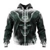 NFL Green Bay Packers Custom Name Number Special Kits With Skull Zip Up Hoodie