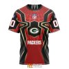 NFL Green Bay Packers Custom Name Number Spider Man T-Shirt