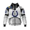 NFL Indianapolis Colts Custom Name Number Star Wars Zip Up Hoodie