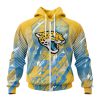 NFL Jacksonville Jaguars Childhood Cancers Zip Up Hoodie