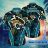 NFL Jacksonville Jaguars Custom Name Flower Summer Tropical Hawaiian Shirt