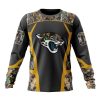 NFL Jacksonville Jaguars Custom Name Number Camo Hunting Sweatshirt