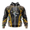 NFL Jacksonville Jaguars Custom Name Number Camo Hunting Zip Up Hoodie