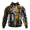 NFL Jacksonville Jaguars Custom Name Number Classic Grunge American Flag Zip Up Hoodie