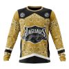 NFL Jacksonville Jaguars Custom Name Number Classic Style Sweatshirt