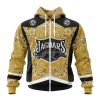 NFL Jacksonville Jaguars Custom Name Number Classic Style Zip Up Hoodie