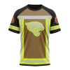 NFL Jacksonville Jaguars Custom Name Number Firefighter Uniform T-Shirt