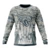 NFL Jacksonville Jaguars Custom Name Number Honor US Air Force Veterans Sweatshirt