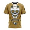 NFL Jacksonville Jaguars Custom Name Number Kits For Dia De Muertos T-Shirt