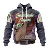 NFL Jacksonville Jaguars Custom Name Number Mandalorian And Baby Yoda Pullover Hoodie