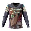 NFL Jacksonville Jaguars Custom Name Number Mandalorian And Baby Yoda Sweatshirt