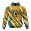 NFL Jacksonville Jaguars Custom Name Number MotoCross Concept Pullover Hoodie