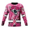 NFL Jacksonville Jaguars Custom Name Number Pink Breast Cancer Sweatshirt