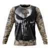 NFL Jacksonville Jaguars Custom Name Number Skull Camo Veteran Kits Sweatshirt