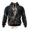 NFL Jacksonville Jaguars Halloween Horror Skull Pullover Hoodie