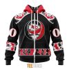 NFL Kansas City Chiefs Custom Name Number Grateful Dead Zip Up Hoodie
