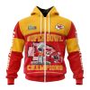NFL Kansas City Chiefs Super Bowl LVII Champions Zip Up Hoodie