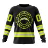 NFL Los Angeles Chargers Custom Name Number Special FireFighter Uniform Sweatshirt