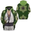 ONE PIECE Roronoa Zoro The Wano Country Zip Up Hoodie