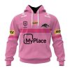 NRL Penrith Panthers Custom Name Number 2024 Away Jersey Pullover Hoodie