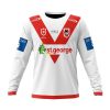 NRL St. George Illawarra Dragons Custom Name Number 2024 Home Jersey Sweatshirt