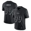 Baltimore Ravens Odafe Oweh Nike Black RFLCTV NFL Limited Jersey