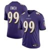 Baltimore Ravens Odafe Oweh Nike Purple Vapor NFL Limited Jersey