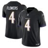 Baltimore Ravens Zay Flowers Nike Black Alternate Vapor NFL Limited Jersey