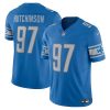 Detroit Lions Aidan Hutchinson Nike Blue Vapor F.U.S.E NFL Limited Jersey